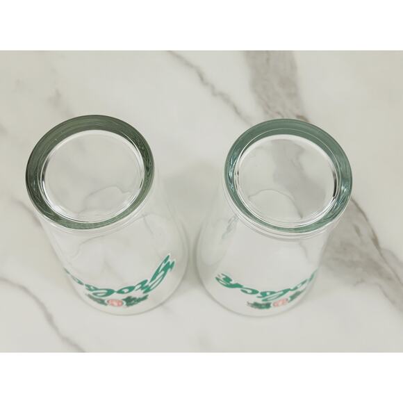 Dutch Grolsch Brewery Pint Beer Clear Glass 16oz Drinkware 5 1/2" Tumbler x2 - Picture 11 of 12